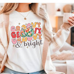 T-shirt En Tri-matière Balle de Parties scintillant de Noël rétro super e<br><div class="desc">Super & brillant Noël Disco Parties scintillant Balls Typographie Festive Holiday Tri-Blend Shirt présente le texte "Super & brillant" dans la typographie de script moderne accentué avec des boules de parties scintillant disco. Parfait pour les cadeaux de Noël, fêtes de Noël et fêtes de fin d'année, anniversaires et plus encore....</div>