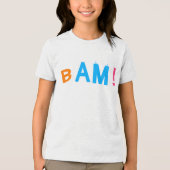 T-shirt En Tri-matière BAM! Comic Typography Graphic (Recto)