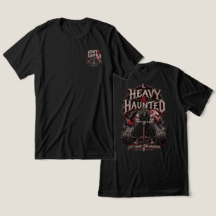 T-shirt En Tri-matière Barre Haltère Gothique Crâne Homme Gym Lourde et H