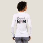 T-shirt En Tri-matière Baseball Mom With Coquette Bow (Verso complet)