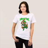 T-shirt En Tri-matière Baseball Singe Coup de Circuit (Recto plein)
