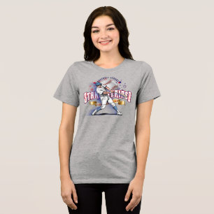 T-shirt En Tri-matière Baseball Stars & Stripes Femmes