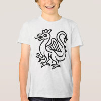 Basilic Médiéval Sigil Fantastique Héraldique Myth
