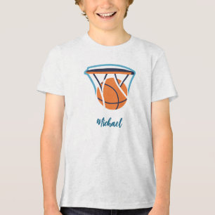 T-shirt En Tri-matière Basket-ball Votre nom personnel