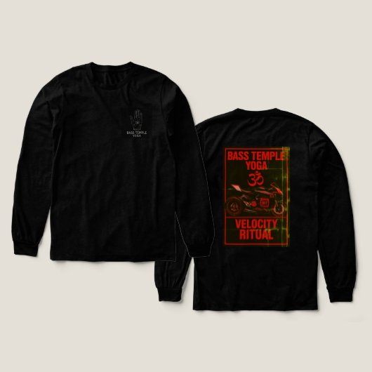 T-shirt En Tri-matière Bass Temple Yoga : Velocity Ritual - Redline Editi (Motif recto et verso)