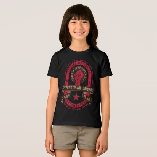 T-shirt En Tri-matière Bataillon britannique de la brigade internationale (Recto plein)