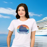 T-shirt En Tri-matière Bateau de croisière sur mesure Coucher de soleil V<br><div class="desc">Des t-shirts tricyblend pour femmes de croisière sur mesure cool pour votre réunion de famille ou votre escapade de printemps aux Bermudes,  aux Bahamas ou aux Caraïbes. Customisez ces mignons tee - shirts de coucher de soleil avec votre nom de famille et destination ou année.</div>