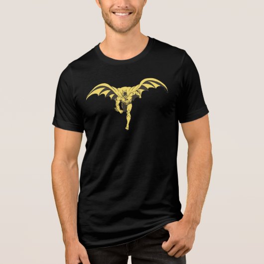 T-shirt En Tri-matière Batman Dash jaune (Recto)