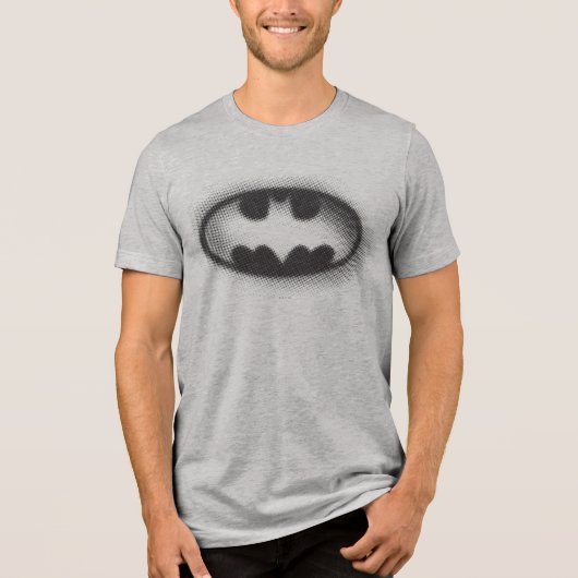 T-shirt En Tri-matière Batman Symbol | Halftone Logo (Recto)