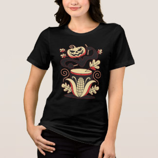 T-shirt En Tri-matière Batteur de citrouille Halloween