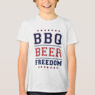 T-shirt En Tri-matière Bbq Beer Freedom _1