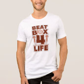 T-shirt En Tri-matière Beatbox 4 Life Musique et rythme nouveauté (Recto)