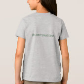 T-shirt En Tri-matière Beau dragon vert (Verso)