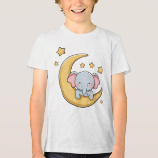 T-shirt En Tri-matière Bébé éléphant dormant