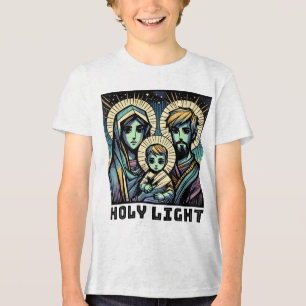 T-shirt En Tri-matière Bébé Jésus : La Sainte Famille : Lumière Sainte