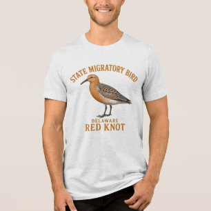 T-shirt En Tri-matière Bécasse rousse du Delaware - Ailes de la migration