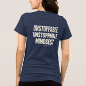 T-shirt En Tri-matière Becoming Unstoppable Motivational Women’s T-Shirt (Verso)