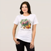 T-shirt En Tri-matière Bee Happy Clover Honey T-Shirt (Recto plein)