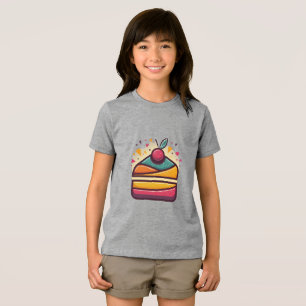 T-shirt En Tri-matière Bella+Canvas Conception de gâteaux pour la jeuness