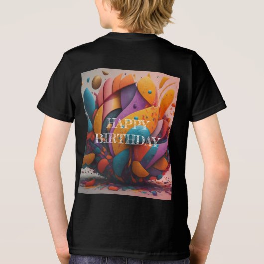 T-shirt En Tri-matière Bella+Canvas Jeune Tri-Blend (Verso)