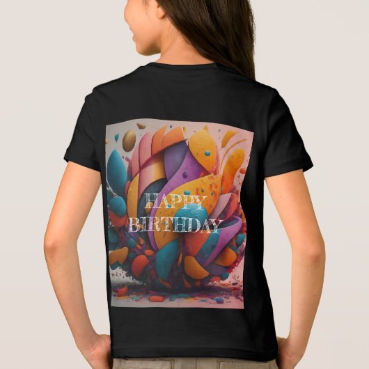 T-shirt En Tri-matière Bella+Canvas Jeune Tri-Blend (Verso)