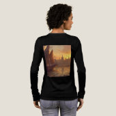 T-shirt En Tri-matière Bella+Canvas Tri-blend Long Sleeve Shirt (Verso complet)