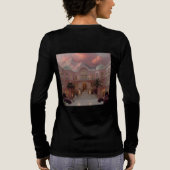 T-shirt En Tri-matière Bella+Canvas Tri-blend Long Sleeve Shirt (Verso)