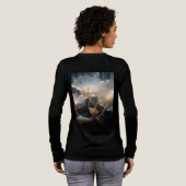 T-shirt En Tri-matière Bella+Canvas Tri-blend Long Sleeve Shirt (Verso complet)