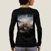 T-shirt En Tri-matière Bella+Canvas Tri-blend Long Sleeve Shirt (Verso)