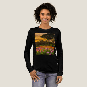 T-shirt En Tri-matière Bella+Canvas Tri-mélange Manga Longa — Encantos do