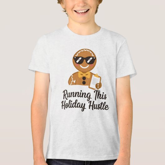 T-shirt En Tri-matière Bella+Canvas Youth Tri‑Blend T‑Shirt – Gingerbread (Recto)