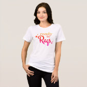 T-shirt En Tri-matière Bellydance / Raqs Sharqi "Prêt pour Raqs" Graphiqu (Recto plein)