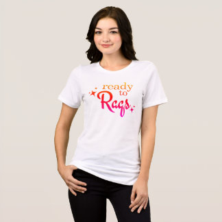 T-shirt En Tri-matière Bellydance / Raqs Sharqi "Prêt pour Raqs" Graphiqu