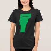 T-shirt En Tri-matière Belong Vermont Map State Pride (Recto)
