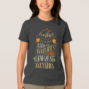 T-shirt En Tri-matière Bénédiction d'automne et de récolte