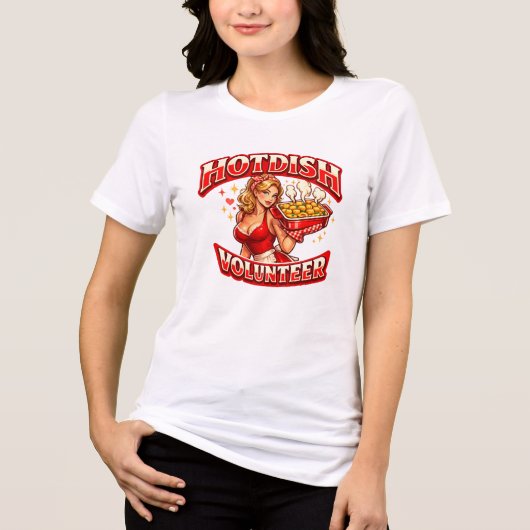 T-shirt En Tri-matière Bénévole HOTDISH (Recto)