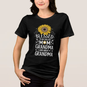 T-shirt En Tri-matière Béni D'Être Appelé Maman Grand-Mère Grand Tourneso