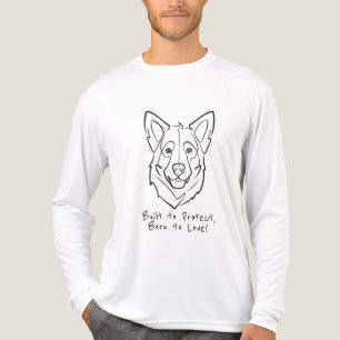 T-shirt En Tri-matière Berger Allemand, Construit pour Protéger, Né pour