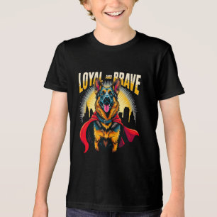 T-shirt En Tri-matière Berger allemand loyal et courageux