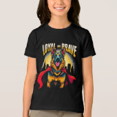 T-shirt En Tri-matière Berger allemand loyal et courageux (Recto)