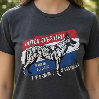 T-shirt En Tri-matière Berger Hollandais -Hollandse Herdershond
