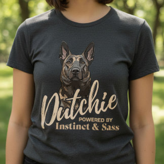 T-shirt En Tri-matière Berger Hollandais -Hollandse Herdershond