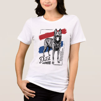 T-shirt En Tri-matière Berger Hollandais -Hollandse Herdershond