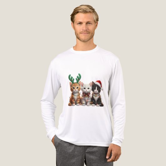 T-shirt En Tri-matière Bernedoodle Christmas Sweatshirt, (Recto complet)