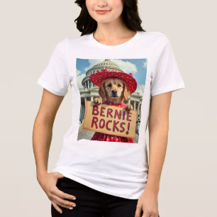 T-shirt En Tri-matière Bernie Sanders Rocks