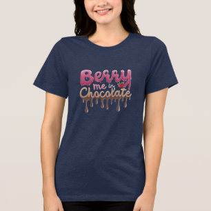 T-shirt En Tri-matière Berry Me dans le chocolat