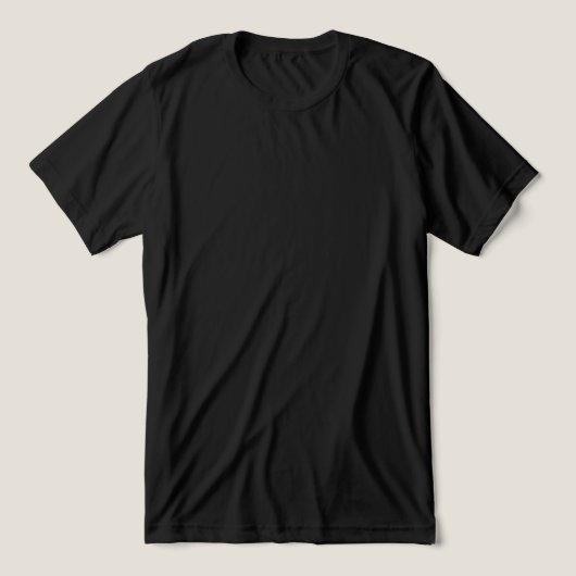 T-shirt En Tri-matière Best Black Blank Tee for Custom Printing (Design Recto)