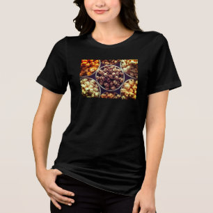 T-shirt En Tri-matière Beurre Épices Wasabi Fromage Chocolat BBQ Popcorn