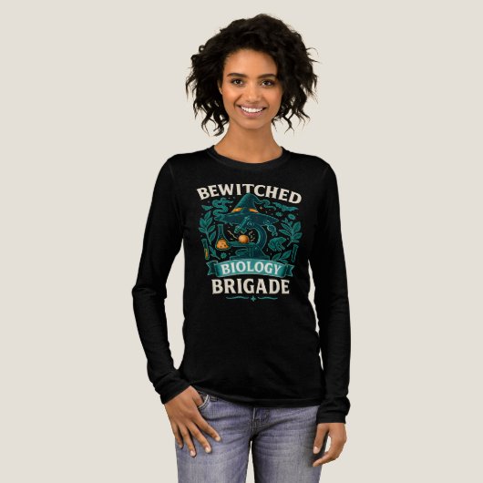 T-shirt En Tri-matière Bewitt Biology Brigade - Bio Teacher Halloween (Recto complet)