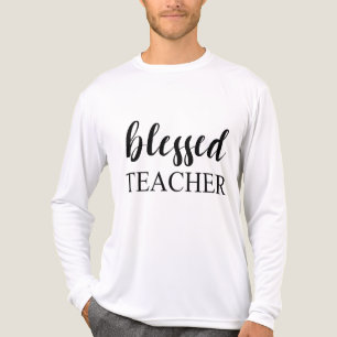 T-shirt En Tri-matière Bienheureuse Typographie de l'enseignant